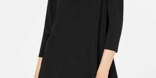 Alfani Women's Solid Swing Top Black Size Petite Small