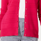 Charter Club Women's Textured Cardigan Sweater Pink Size PXL