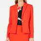 Calvin Klein Women's One-Button Blazer Red Size 16