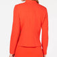 Calvin Klein Women's One-Button Blazer Red Size 16