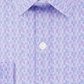 Kenneth Cole Reaction Men's Dress Shirt Geo Print 15 1/2 Purple Size 15.5X32-33