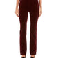 Charter Club Women's Velveteen Tummy Control Ankle Straight Jeans Red Size 4