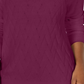 Karen Scott Women's Basket-Stitch Sweater Red Size XX-Large