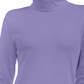 Karen Scott Women's Petite Cotton Turtleneck Top  Purple Size 44