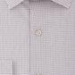 Van Heusen Men's Check Print Regular Fit Dress Shirt Gray Size 16.5x36-37  L