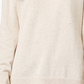 Maison Jules Women's Cotton Crew Neck Sweater Beige Size X-Large