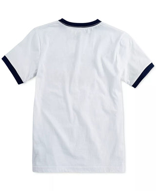 Levi's Big Boy's Sportswear Logo Ringer T-Shirt White Size Medium