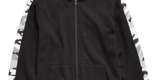 Univibe Big Boy's Mccartney Full Zip Hoodie Black Size Medium