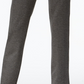 JM Collection Women's Ponte Pull On Straight Leg Pants In Short Gray Size PS