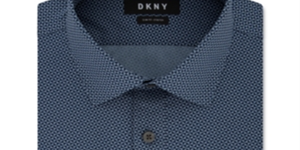 DKNY Men's Stretch Print Blue Size 2XL