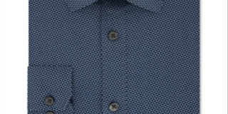 DKNY Men's Stretch Print Blue Size 2XL