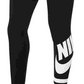 Nike Girl's Sportswear Leggings Black Charcoal Size Large