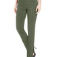 JM Collection Women's Studded Pull On Tummy Control Pants Regular And Short Lengths Green Size Small