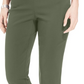 JM Collection Women's Studded Pull On Tummy Control Pants Regular And Short Lengths Green Size Small