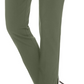 JM Collection Women's Studded Pull On Tummy Control Pants Regular And Short Lengths Green Size Small