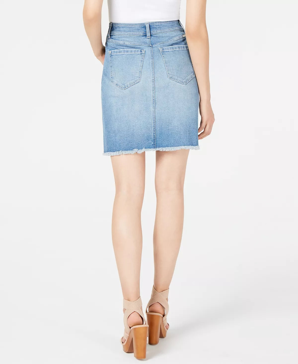 INC International Concepts Women's Tulip Hem Jean Skirt Blue Size 2