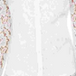 Charter Club Women's Lace Button-Down Top White Size Large