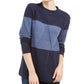 Karen Scott Women's Grace Colorblocked Sweater Blue Size X-Small