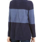 Karen Scott Women's Grace Colorblocked Sweater Blue Size X-Small
