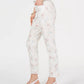 Style & Co Women's Floral Print Skinny Jeans White Size 10