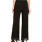 Alfani Women's Lace Hem Palazzo Pants Black Size PS