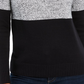 Karen Scott Women's Colorblocked Cotton Turtleneck Sweater Charcoal Size Small