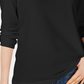 Maison Jules Women's Scoop Neck Top Black Size X-Small
