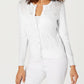 Charter Club Women's Pointelle Knit Cardigan White Size XX-Large