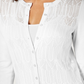 Charter Club Women's Pointelle Knit Cardigan White Size XX-Large
