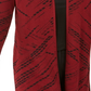 JM Collection Women's Petite Patterned Cardigan Sweater Red Size Small