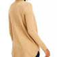 Charter Club Women's Solid Curved Hemline Cardigan Sweater Beige Size XX-Large