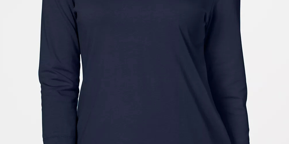 Karen Scott Women's Beaded Top  Purple Size Small