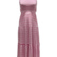 Style & Co Women's Striped Sleeveless Maxi Dress Pink Size X-Small