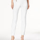 Alfani Women's Tummy Control Pull On Skinny Pants Short White Size 20X5