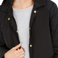 Charter Club Women's Quilted Hooded Jacket Black Size X-Small