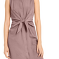 Alfani Women's Petite Tie-Front Shirtdress Pink Size 16 Petite