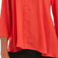 Style & Co Women's Swing Blouse Red Size Small