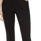 INC International Concepts Women's Studded Skinny Jeans Black Size 6