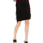 INC International Concepts Women's Fringe-Trim Denim Skirt Black Size 2