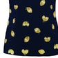 Karen Scott Women's Botanical Print Cotton Scoop Neck Top Blue Size Medium