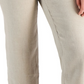 Charter Club Women's Linen Capri Tie Waist Pants Brown Size X-Large