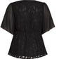 City Chic Women's Trendy Plus Size High Born Top Black Size 22W