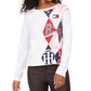 Tommy Hilfiger Women's Heritage Graphic Top White Size Medium
