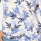Karen Scott Women's Printed Henley Navy Size Petite Medium