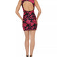 Guess Women's Sequined Embroidered Open Back Dress Black Size 2