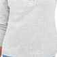 Karen Scott Women's Petite Hardware-Trim Cotton Henley Sweater Gray Size 44