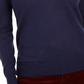 Charter Club Women's Merino Wool Button Cuff V Neck Sweater Intrepid Blue Size X-Large