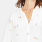 NYDJ Women's Pleated Blouse Blue Size X-Large