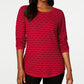 Karen Scott Women's Textured Sweater Black Size X-Small