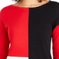 Alfani Women's Petite Drop-Shoulder Colorblocked Top Red Size PXL